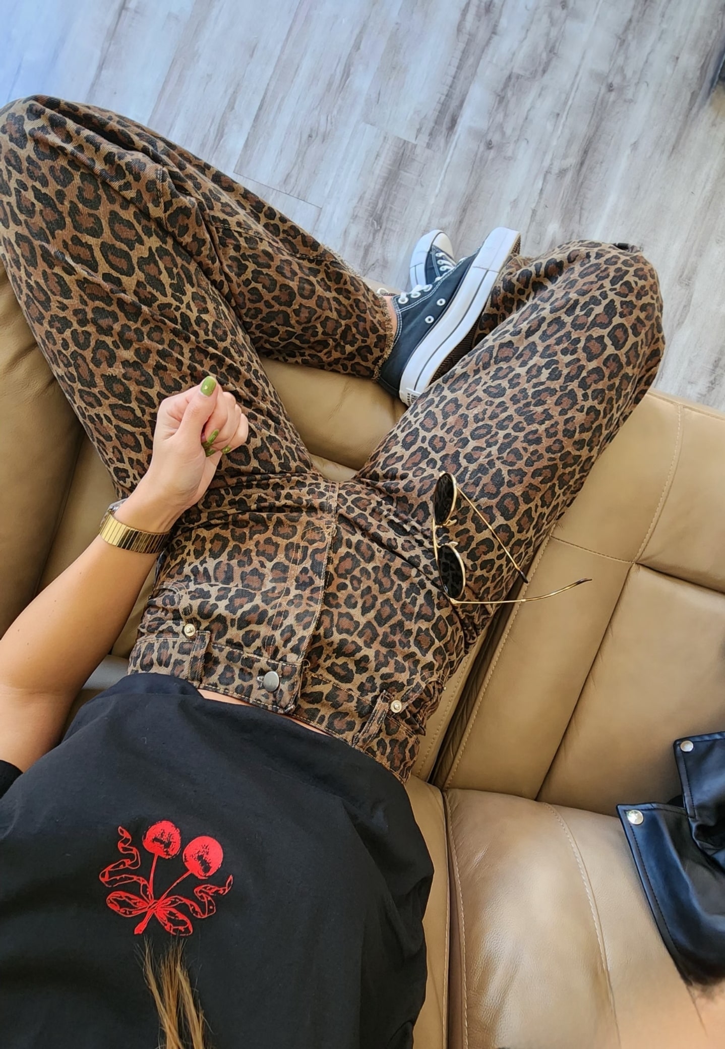 Wide Leg Leopard